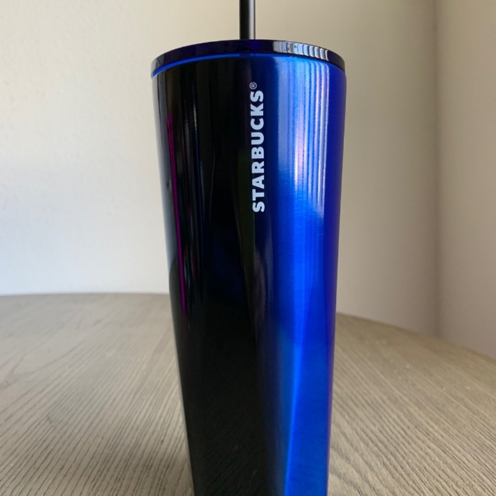 Starbucks 2022 Black & Blue Ombré
